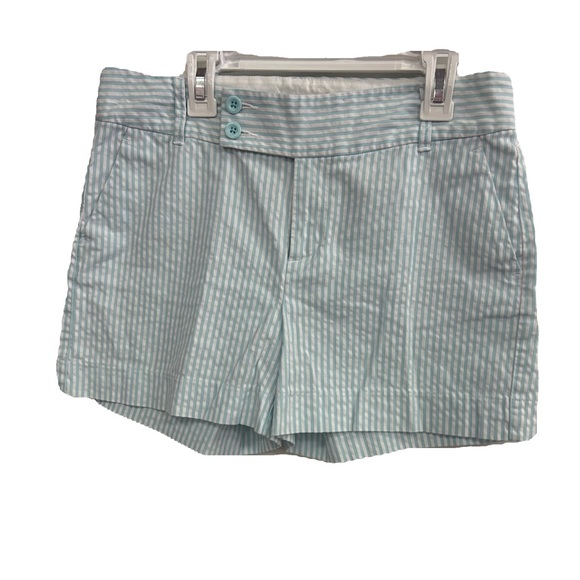 BANANA REPUBLIC STRIPED WOMEN SHORTS IN SIZE 4 - Picture 2 of 7